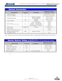 FXO-LC725-266 Datasheet Page 3