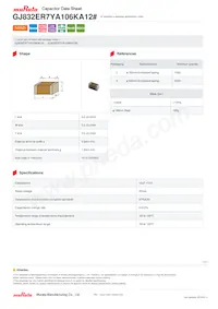 GJ832ER7YA106KA12L Datasheet Cover