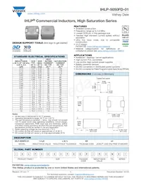 IHLP5050FDER6R8M01 Datasheet Cover