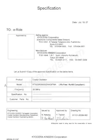 KT3225R26000ZAW28TMA Datasheet Cover