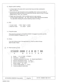 KT3225R26000ZAW28TMA 데이터 시트 페이지 10