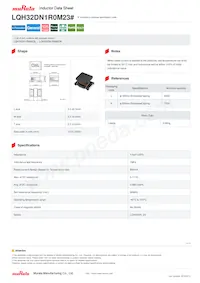 LQH32DN1R0M23L Datasheet Cover