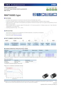 MAF1608GAD471CT000 Datenblatt Cover