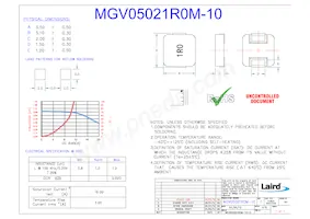 MGV05021R0M-10 Datasheet Copertura