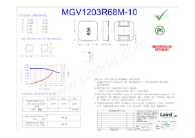 MGV1203R68M-10 Datasheet Cover