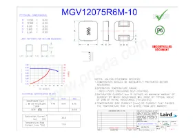 MGV12075R6M-10 Datasheet Copertura