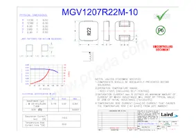 MGV1207R22M-10 Datenblatt Cover