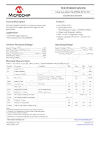 MX553BBD156M250 Datasheet Cover