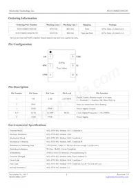 MX553BBD156M250 Datasheet Page 2