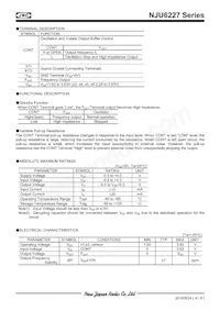 NJU6227DC-V-CT4 Datasheet Page 4