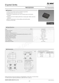 NX3225GA-20MHZ-STD-CRA-1 Datenblatt Cover