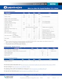 NX7032E0218.750000 Datasheet Page 2