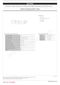 PAS1230LN2R7166 Datasheet Cover
