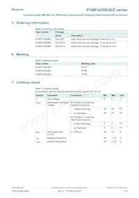 PCMF2USB3B/CZ Datasheet Page 3