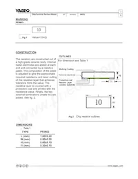 PF0603FRE7T0R01Z Datasheet Page 3