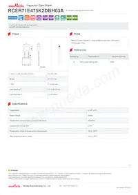 RCER71E475K2DBH03A Datasheet Cover