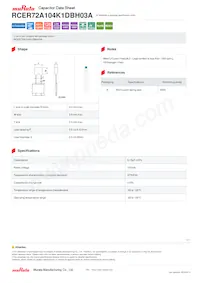 RCER72A104K1DBH03A Datenblatt Cover