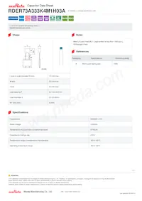 RDER73A333K4M1H03A Datasheet Cover