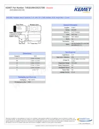 T491B105K035ZG7280 데이터 시트 표지