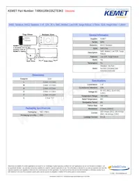 T495A105K035ZTE3K0 Datenblatt Cover