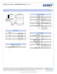 T495D226M025ZTE200 Datasheet Cover