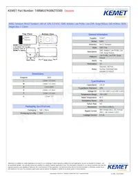 T495M107K006ZTE500 데이터 시트 표지