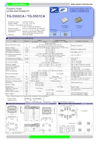 TG-5500CA-50N 49.1520M3 Datasheet Cover