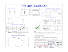 TYS40186R8M-10 Datasheet Cover
