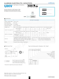 UHV1A562MHD Datasheet Cover