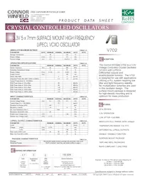 V702-156.25M Datasheet Cover