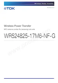 WR524825-17M6-NF-G Datasheet Cover