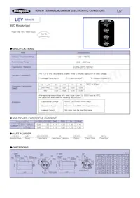 400LSY15000M90X181 Datasheet Cover