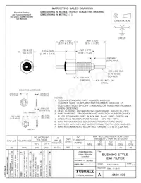 4400-039LF Datasheet Copertura