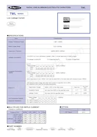 50TWL0.1MEFC5X11 Datasheet Cover