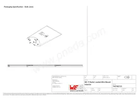 7447462101 Datasheet Page 3