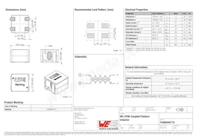 74485540170 Datasheet Copertura