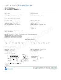 827LMU250M2EE Datasheet Copertura