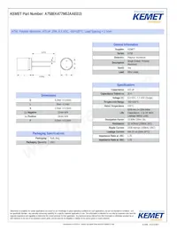 A758EK477M0JAAE015 Datasheet Copertura