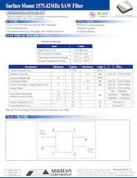 AFS20A53-1575.42-T3 Datasheet Cover