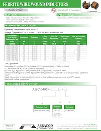 AISC-0402F-48NJ-T Datenblatt Cover