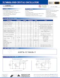 ASH7K-32.768KHZ-T Datasheet Cover