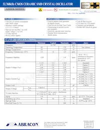 ASHEK4-32.768KHZ-T Datasheet Cover