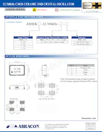 ASHEK4-32.768KHZ-T Datasheet Page 2