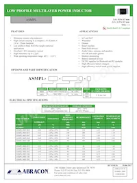 ASMPL-0805-R47N-T Datasheet Cover