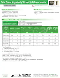 ASPI-2010-R68M-T Datasheet Cover