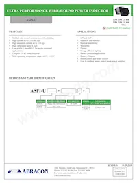 ASPI-U252010-R68M-T Datasheet Cover