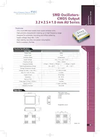 AU-14.7456MBE-T Datasheet Copertura