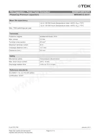 B25667C4497A375 Datasheet Pagina 5