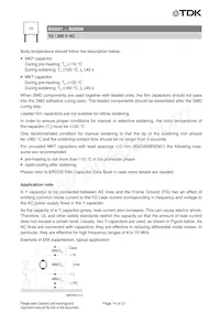 B32026B3105M000 Datasheet Pagina 14