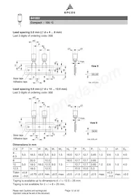 B41022B3476M 데이터 시트 페이지 12